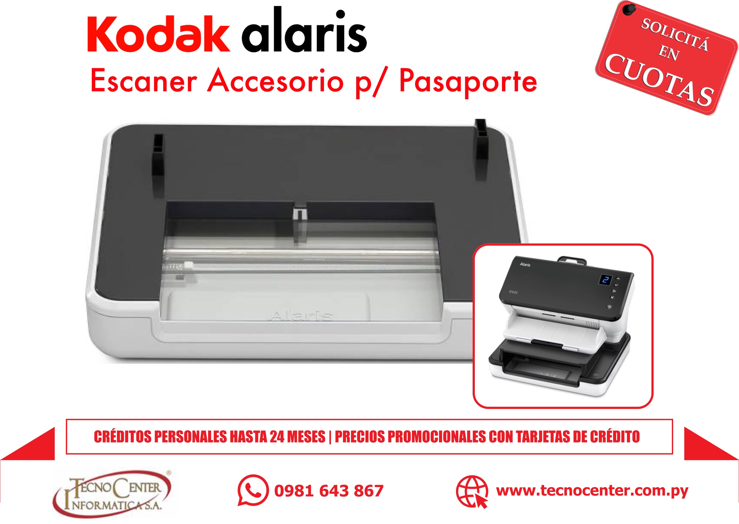 Accesorio de Escaner Kodak Alaris para Pasaportes